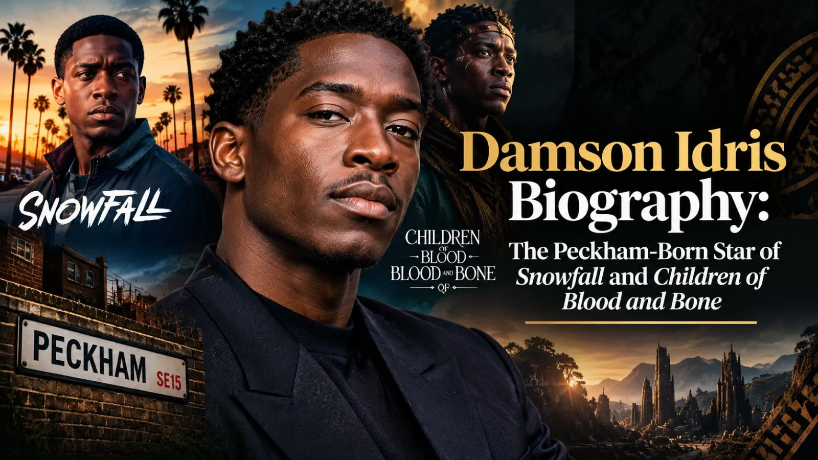 Damson Idris Biography: The Peckham-Born Star of Snowfall and Children of Blood and Bone