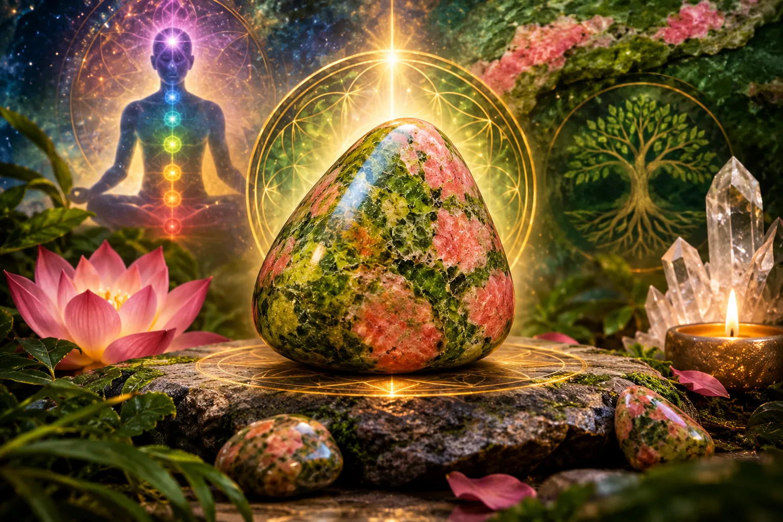 Unakite Spiritual Meaning and Properties