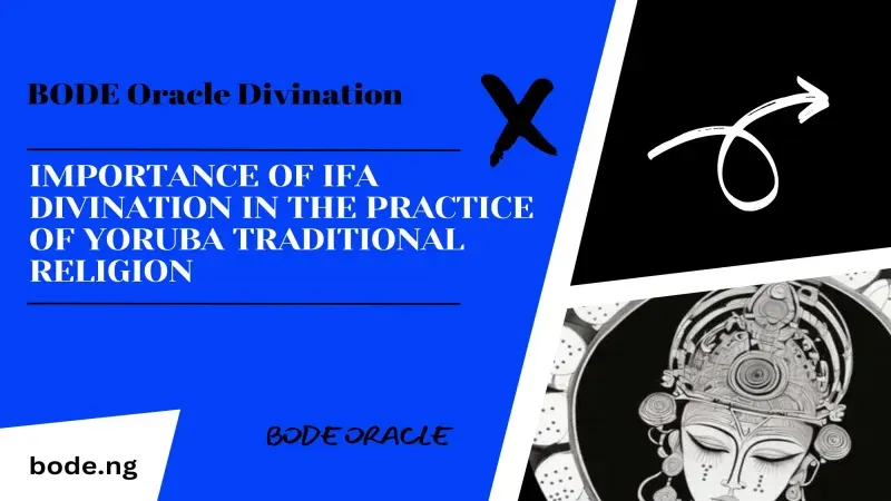 Ifa Divination in Yoruba Traditional Religion