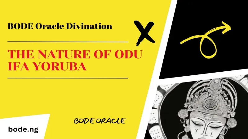 The Nature of Odu Ifa in Yoruba Religion